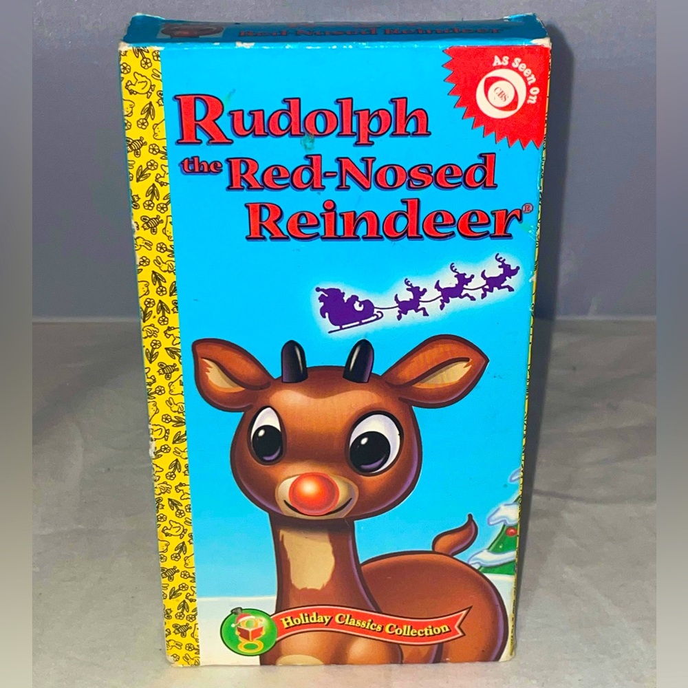Ruldolph The Red Nosed Reindeer VHS 1992 CBS Holiday Christmas Classic! Vintage